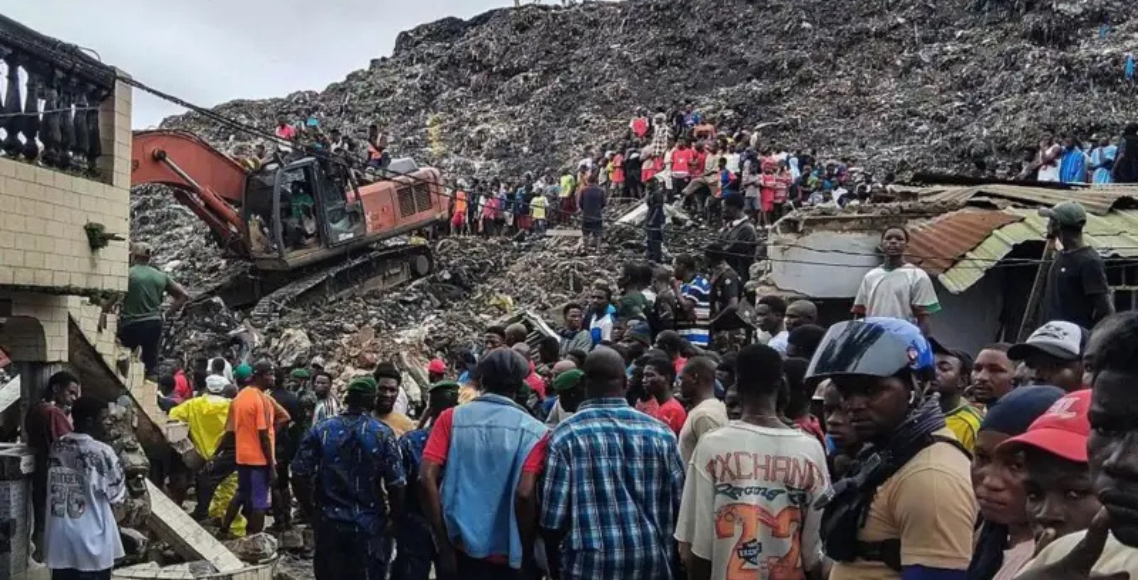 गिनीमा फोहोरको पहाड भत्किँदा ३० जनाको मृत्यु, २२ घाइते